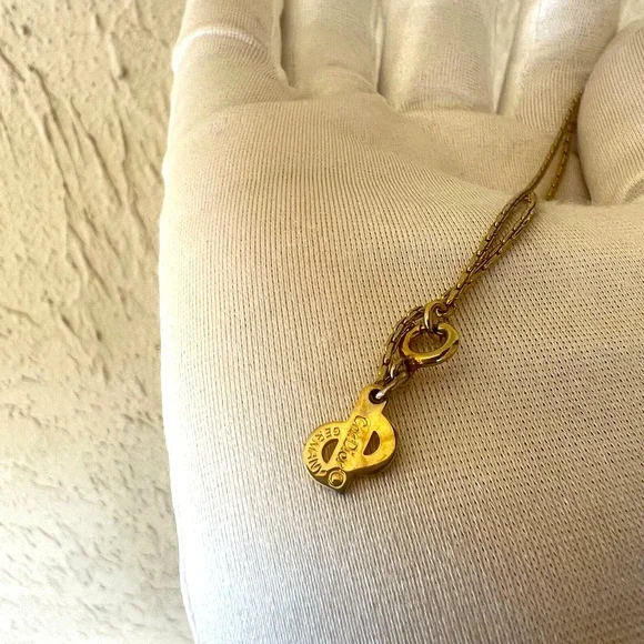 Christian Dior Crystal Bow Necklace - Picture 6 of 7